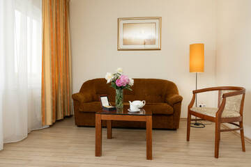 Люкс с видом на город в Гостинице 40-й меридиан Арбат