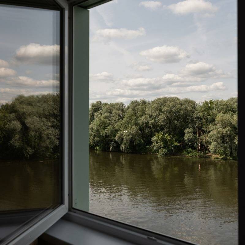 Фотографии номера Стандарт 2 кровати с видом на реку в Гостинице 40-й меридиан Арбат Коломна