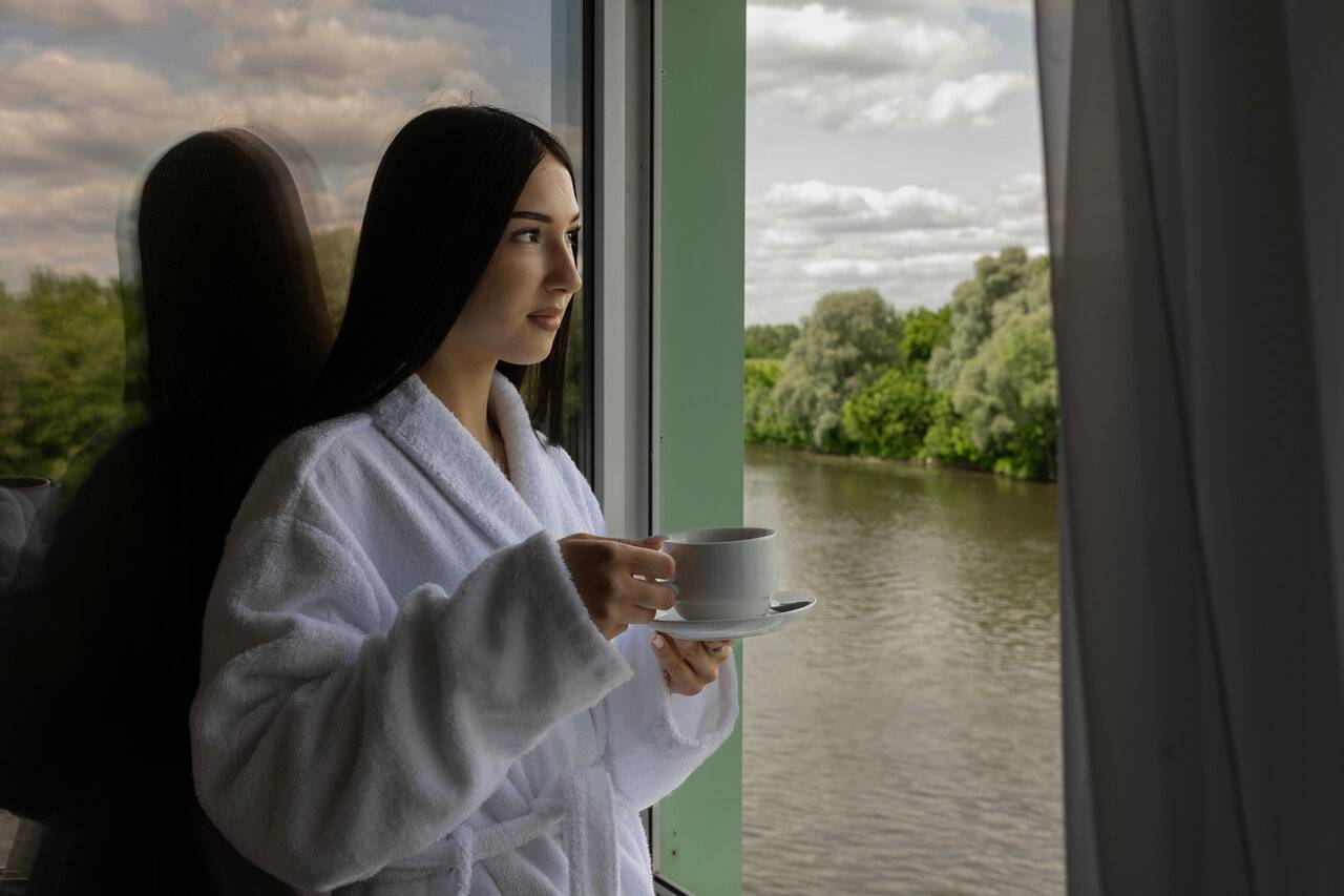 Фотографии номера Люкс с видом на реку в Гостинице 40-й меридиан Арбат Коломна